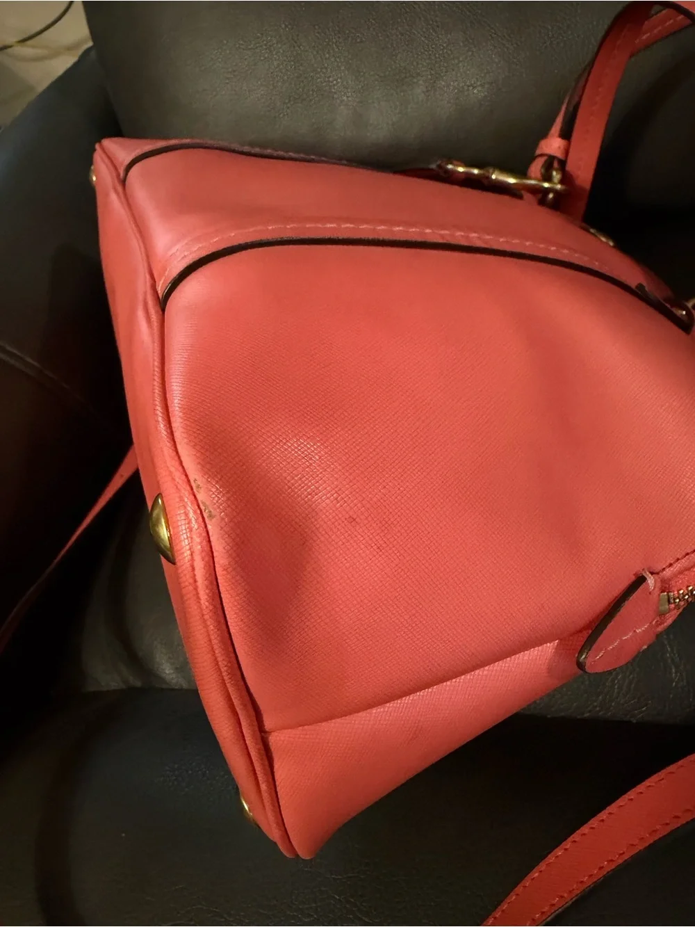 Coach Peyton Coral Dome Satchel